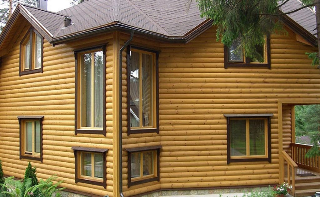 Отделка фасадов блокхаусом в Ноябрьске